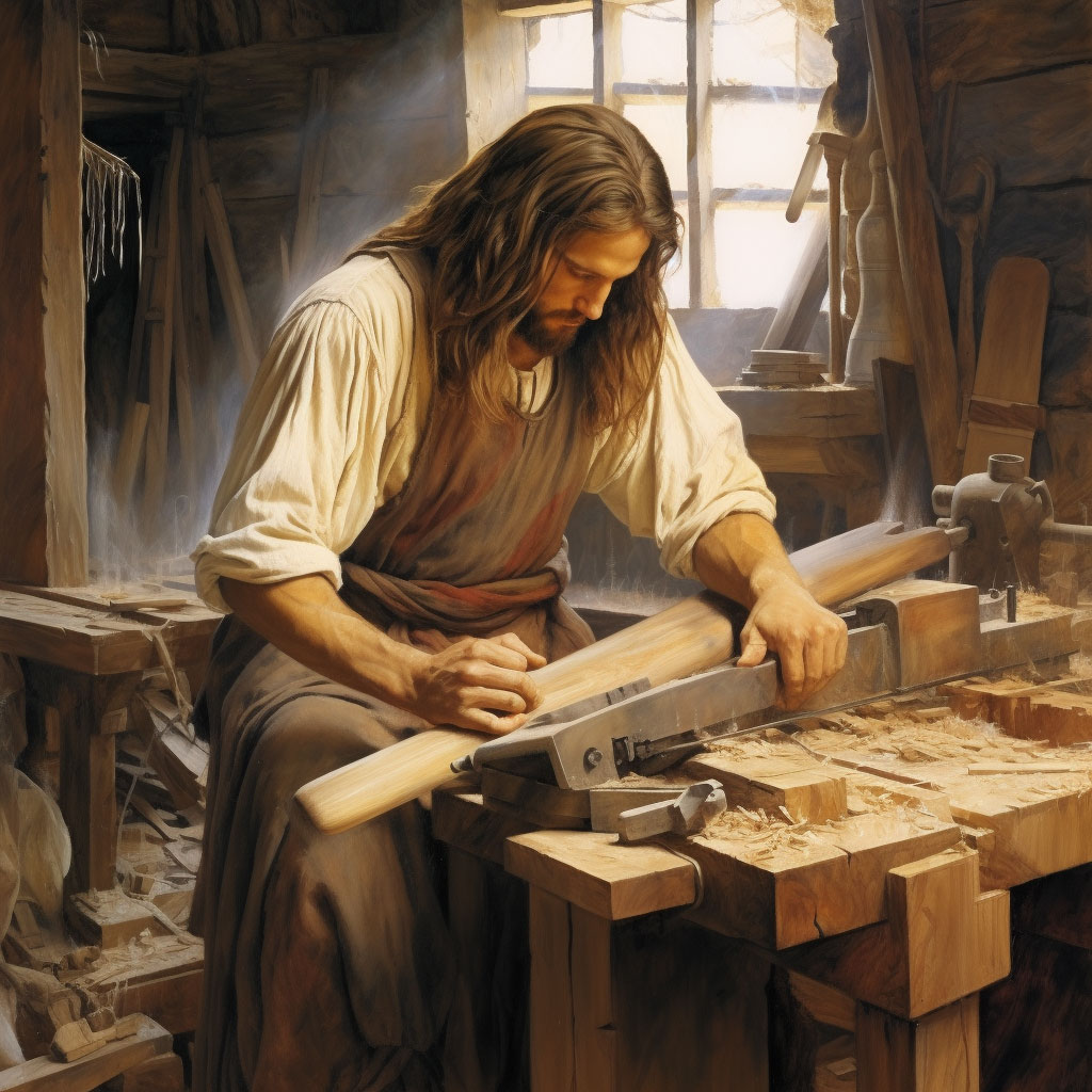 Jesus as a carpenter