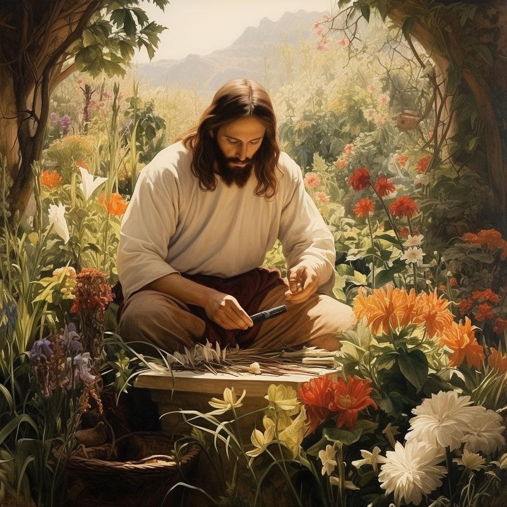 Jesus as a Gardener