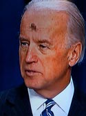 VP Biden with ash-marked forehead