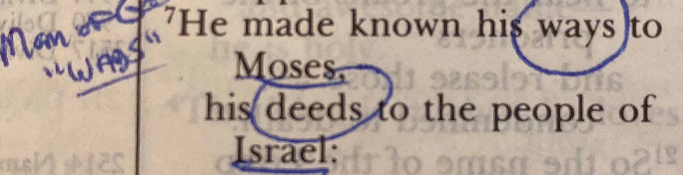 image of bible verse about knowing His ways