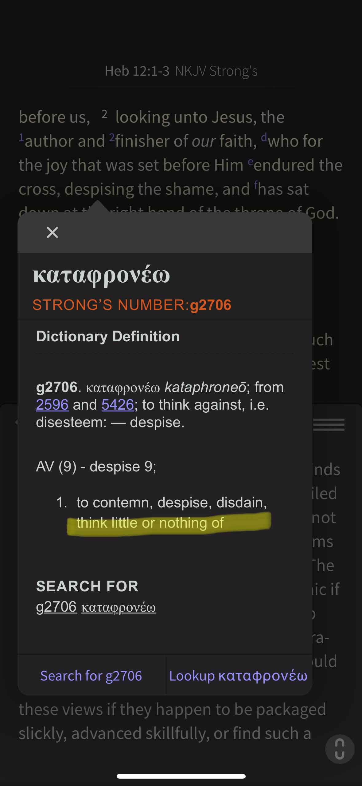 despising shame is to think litte or nothing of it