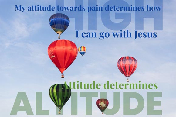 Balloons getting higher in the sky