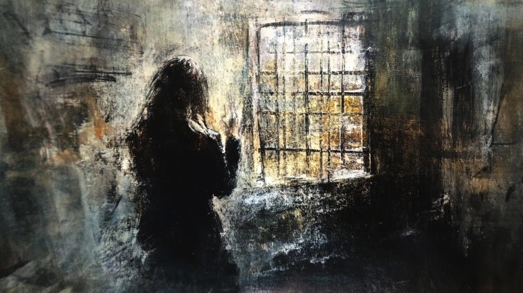 a person in captivity as a metaphor for captive thoughts