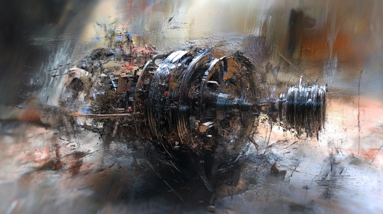 an artistic looking motor