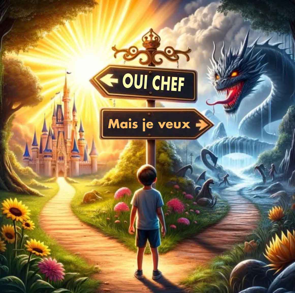 Two paths: Yes, Sir! or But I want!