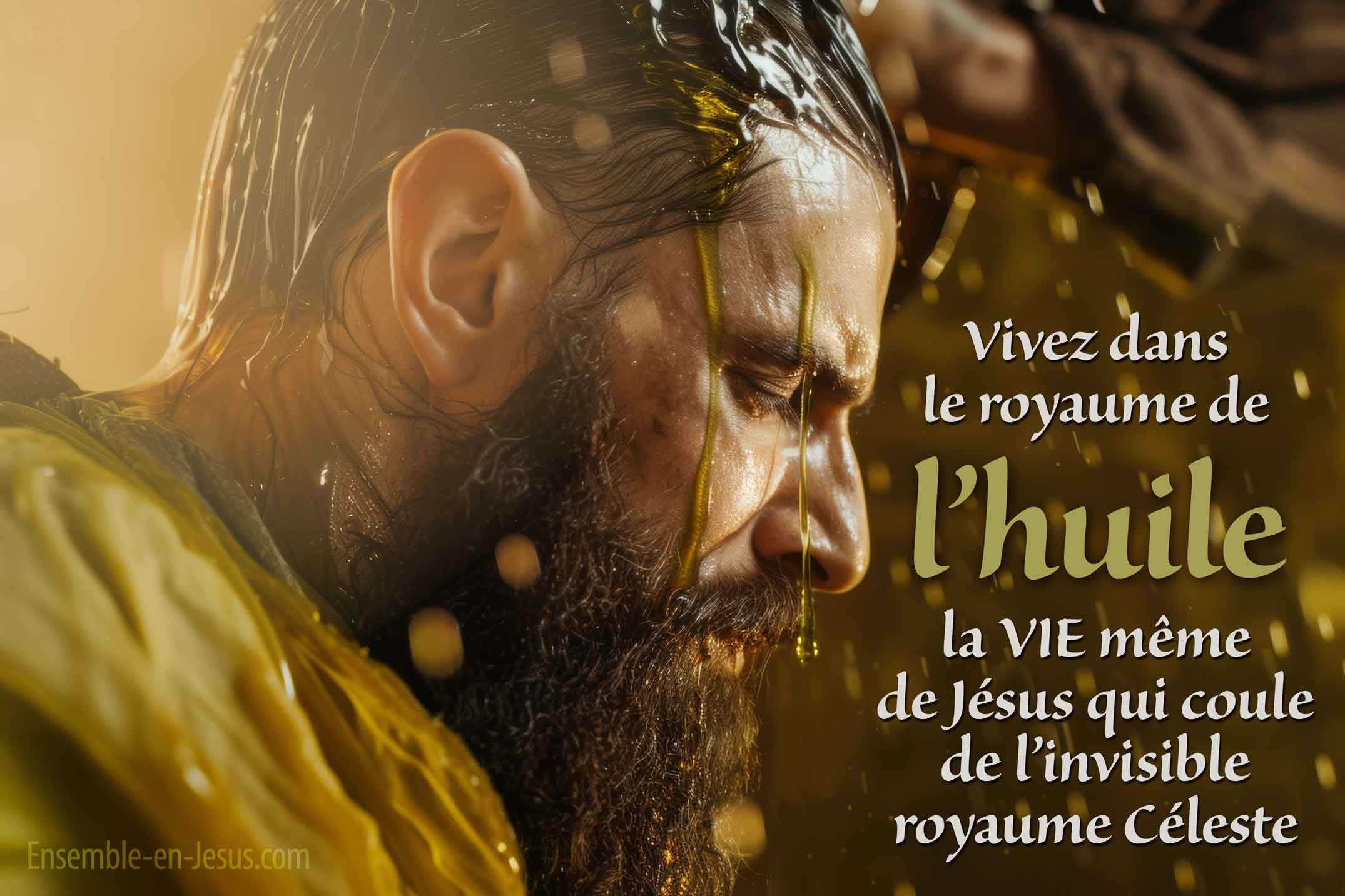 Live in the Realm of the Oil--the very Life of Jesus