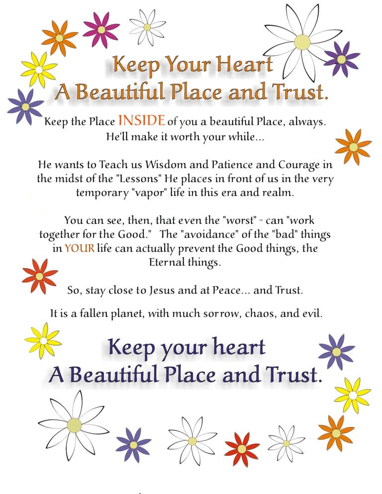 Keep Your Heart a Beautiful Place