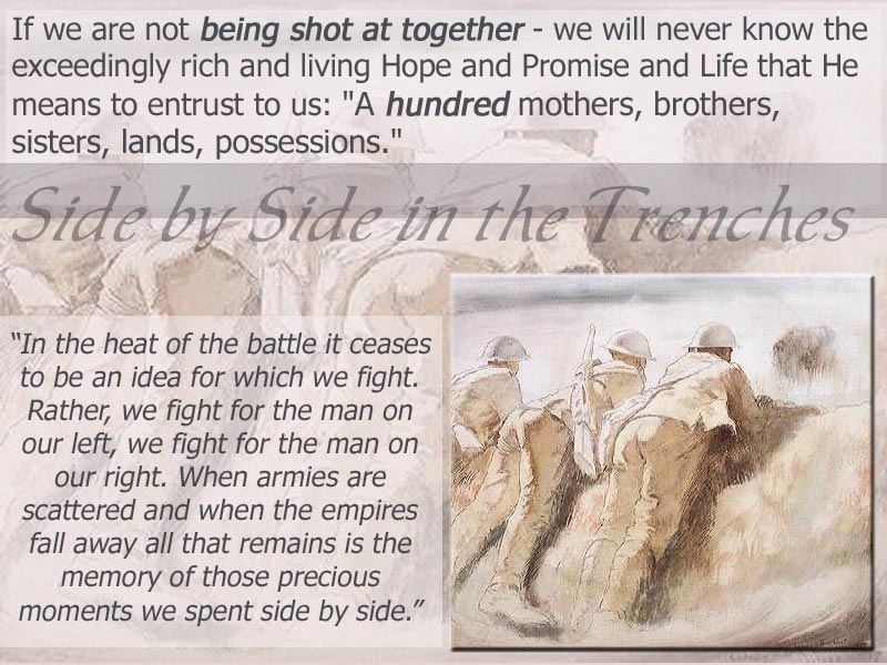 Side by Side In the Trenches 