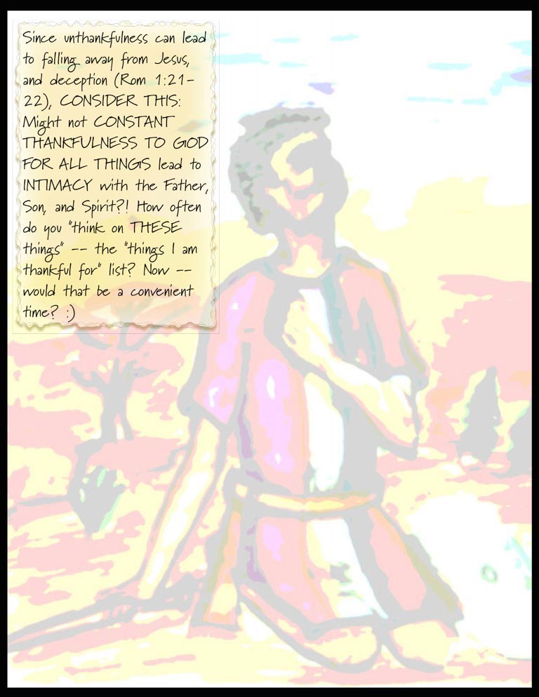 Constant Thankfulness