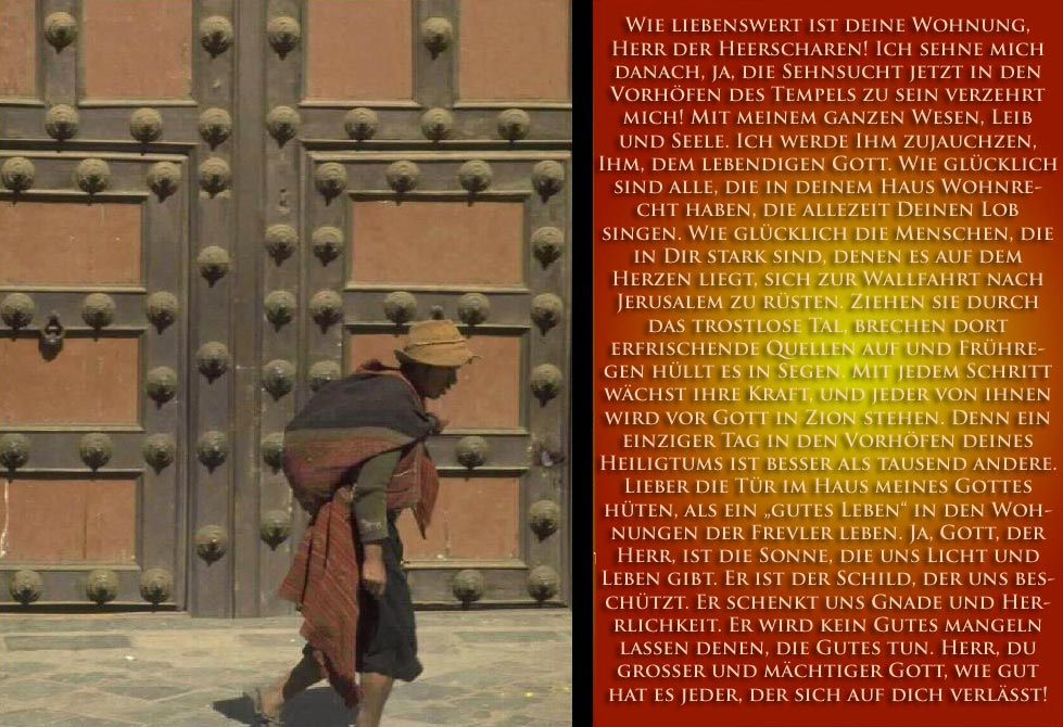 Ein einziger Tag in deinen Vorhöfen