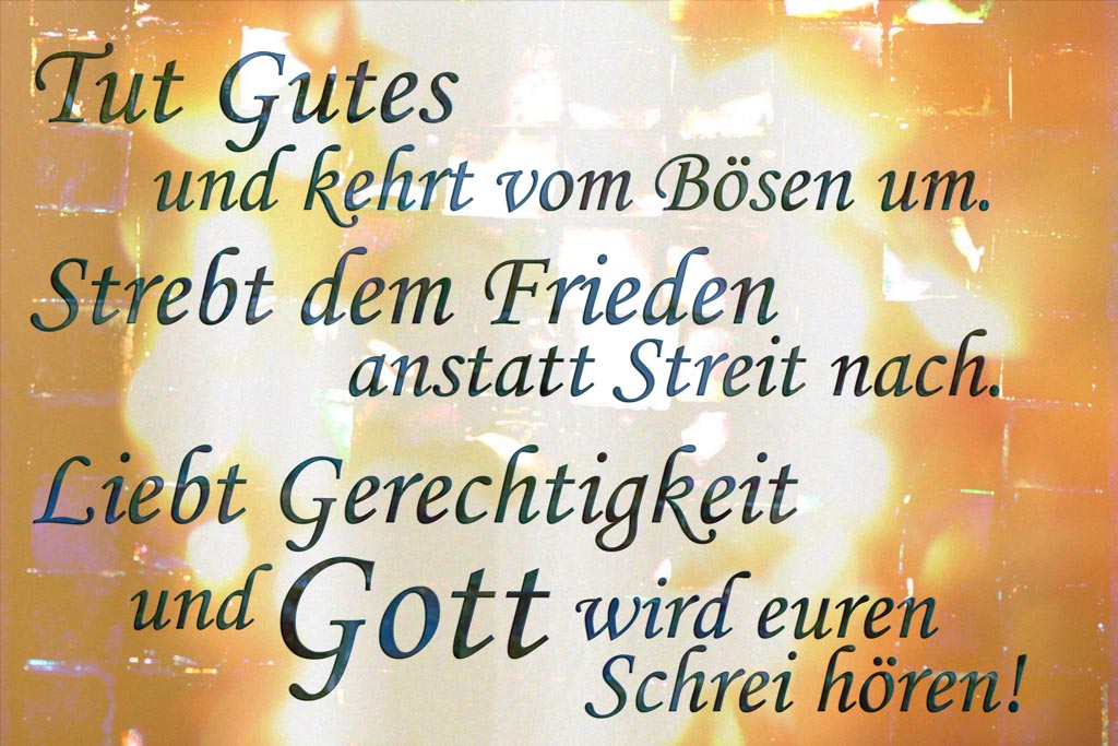 Er hört euren Schrei