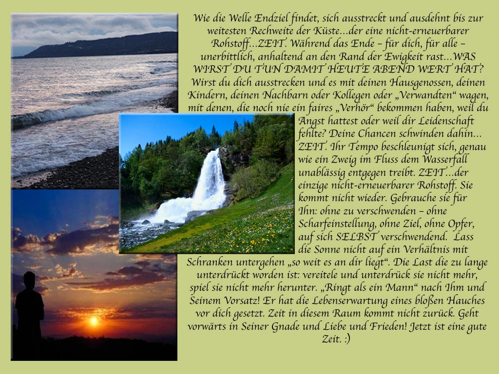 Lass heute Abend etwas bringen 