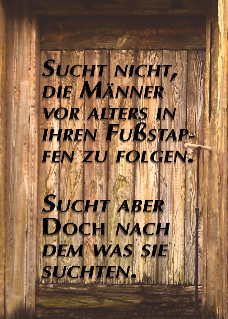 Sucht was sie suchten