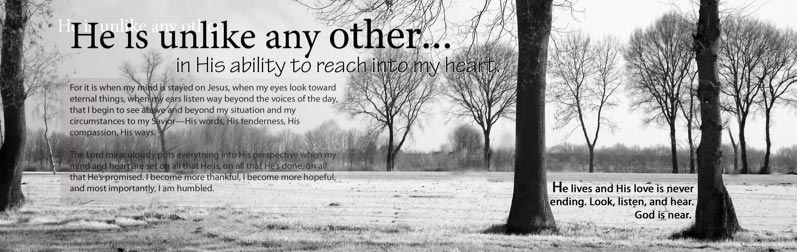 He is Unlike Any Other