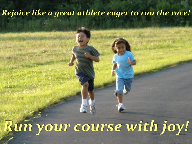 Like a Champion EAGER TO RUN THE RACE!