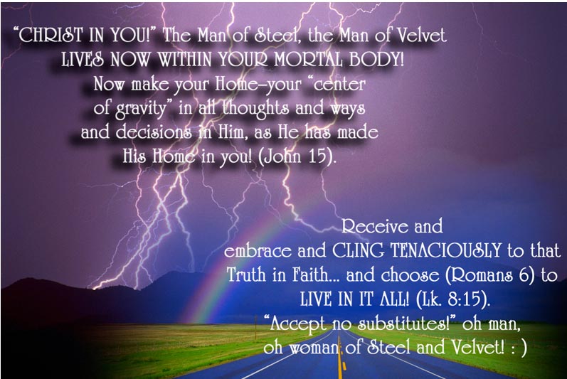 Christ IN You: Steel and Velvet