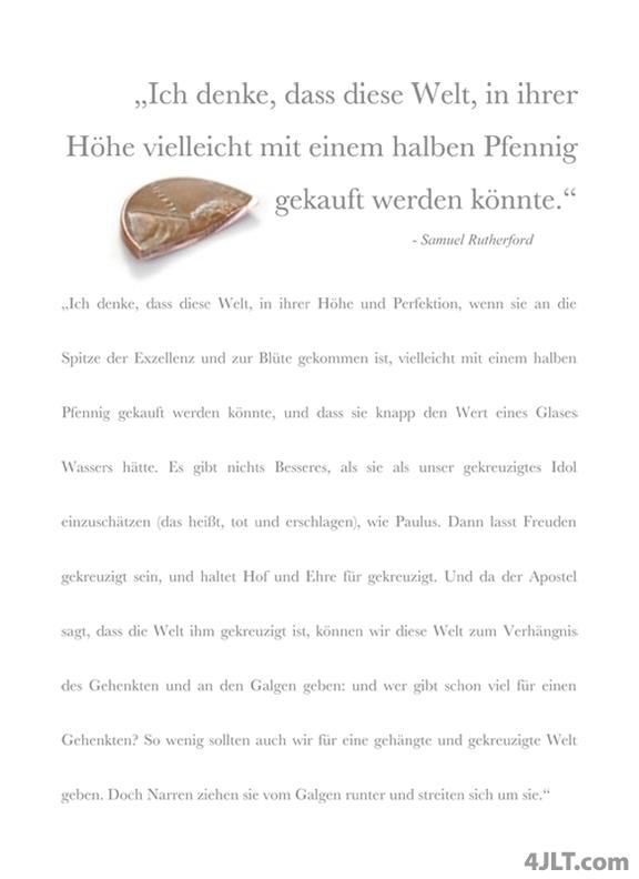 Der Wert dieser Welt