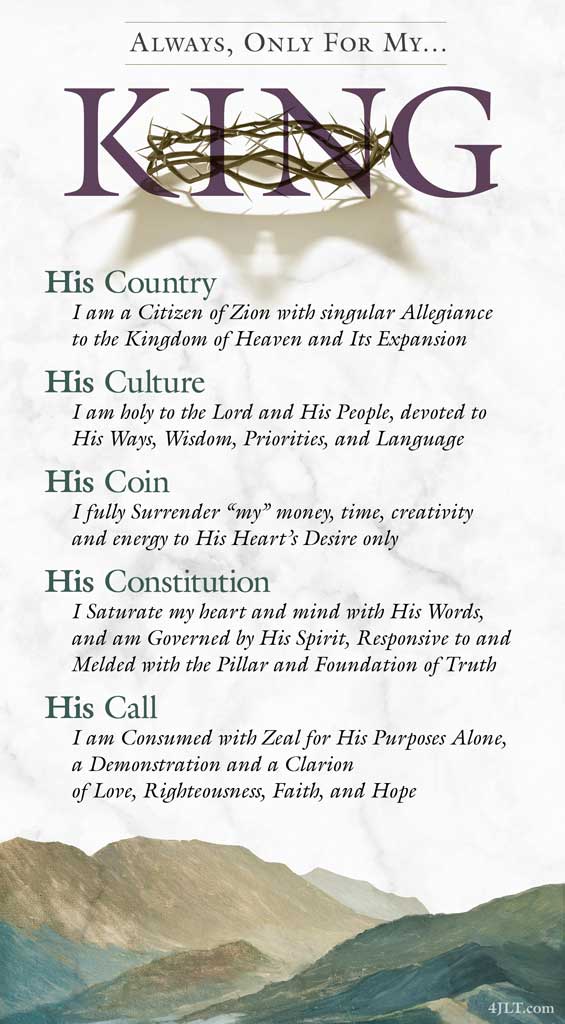 For the King, and His Country