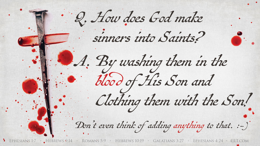 Sinners Into Saints?