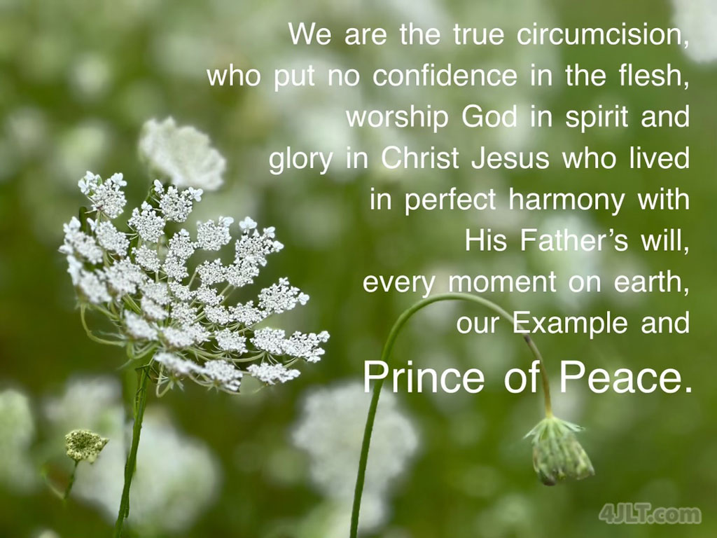 Jesus - Our Example, and Prince of Peace