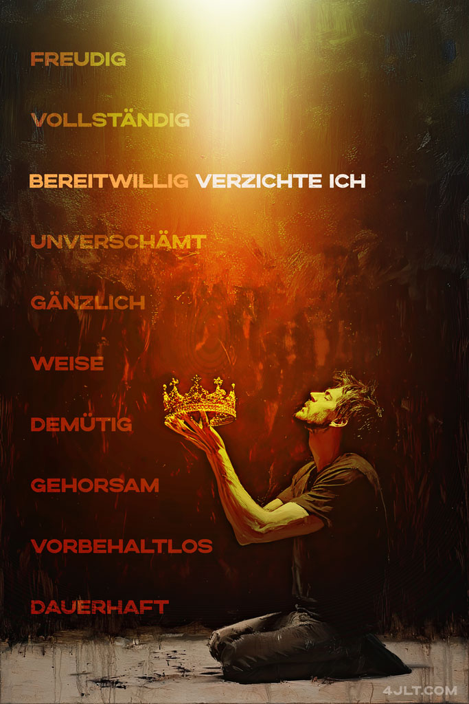 Ich verzichte bereitwillig