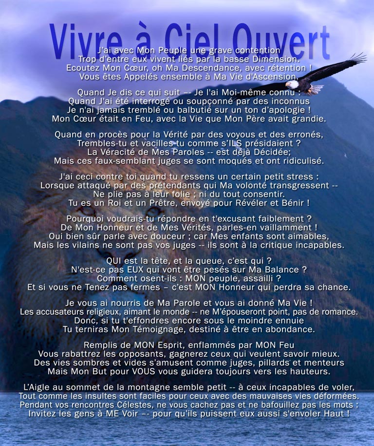 Vivre à Ciel Ouvert !