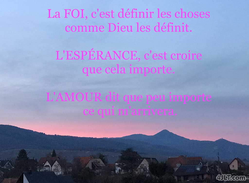 La Foi, l'Espérance et l'Amour
