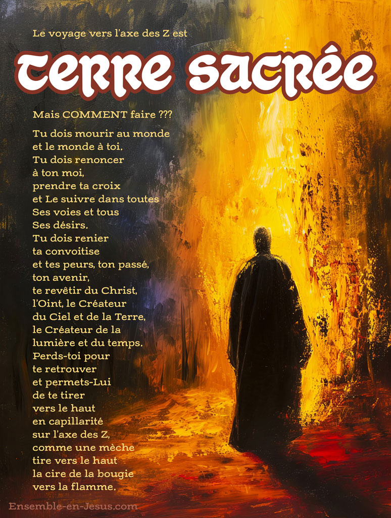 Le voyage vers l'axe des Z