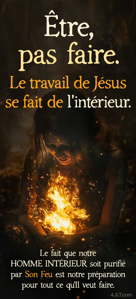 Une préparation, à l'intérieur